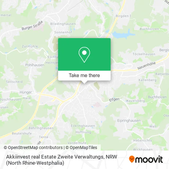 Карта Akkiinvest real Estate Zweite Verwaltungs