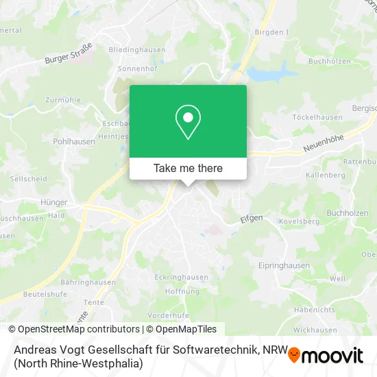 Карта Andreas Vogt Gesellschaft für Softwaretechnik