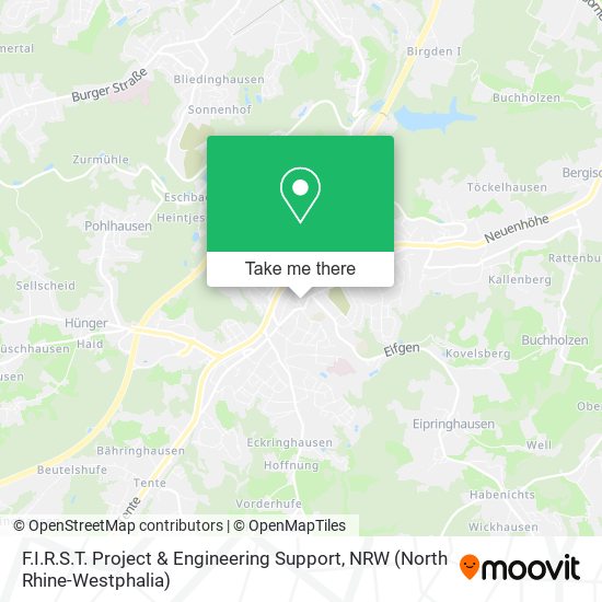 F.I.R.S.T. Project & Engineering Support map