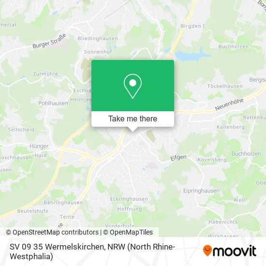 SV 09 35 Wermelskirchen map