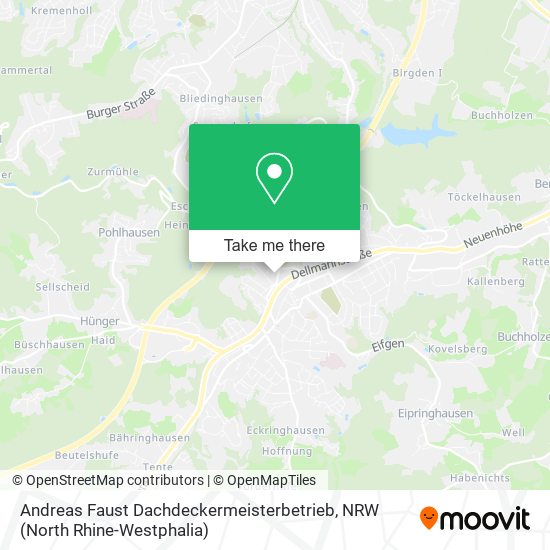Andreas Faust Dachdeckermeisterbetrieb map