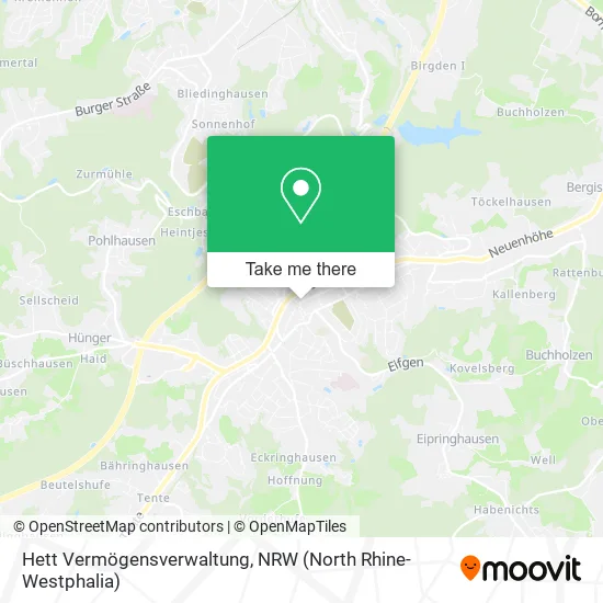Карта Hett Vermögensverwaltung