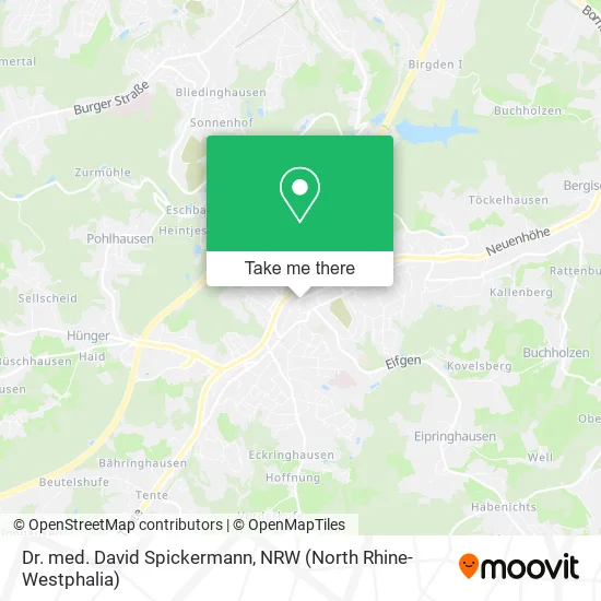 Карта Dr. med. David Spickermann
