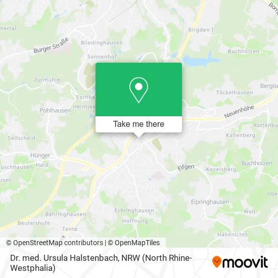 Карта Dr. med. Ursula Halstenbach