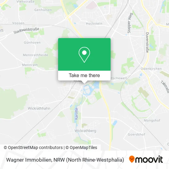 Карта Wagner Immobilien