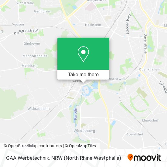 GAA Werbetechnik map