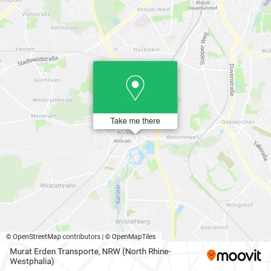 Карта Murat Erden Transporte