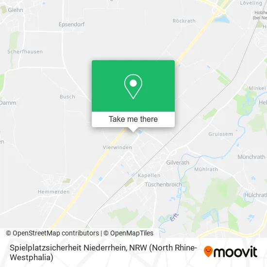 Карта Spielplatzsicherheit Niederrhein