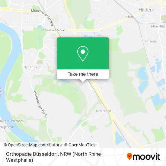 Карта Orthopädie Düsseldorf