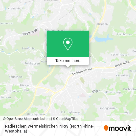 Карта Radieschen Wermelskirchen