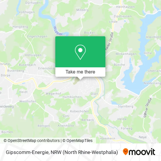 Карта Gipscomm-Energie