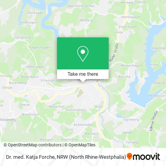 Dr. med. Katja Forche map