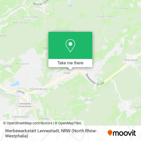 Карта Werbewerkstatt Lennestadt