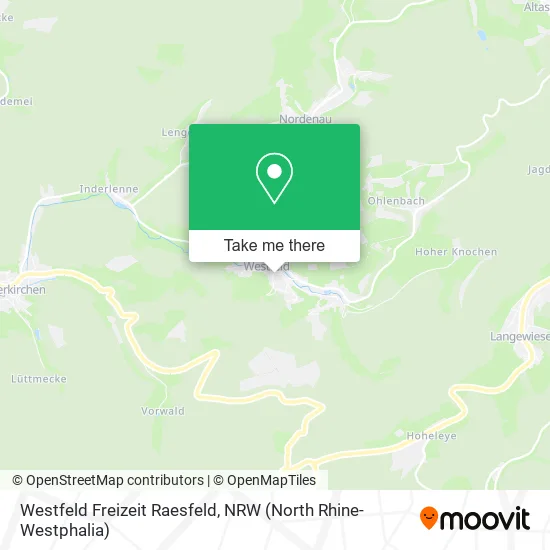 Карта Westfeld Freizeit Raesfeld