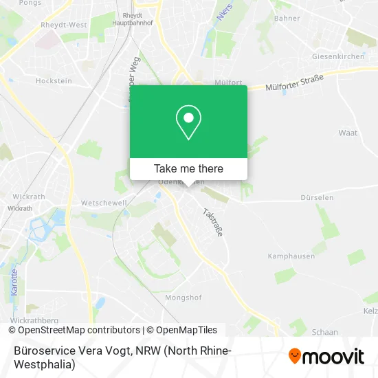 Карта Büroservice Vera Vogt
