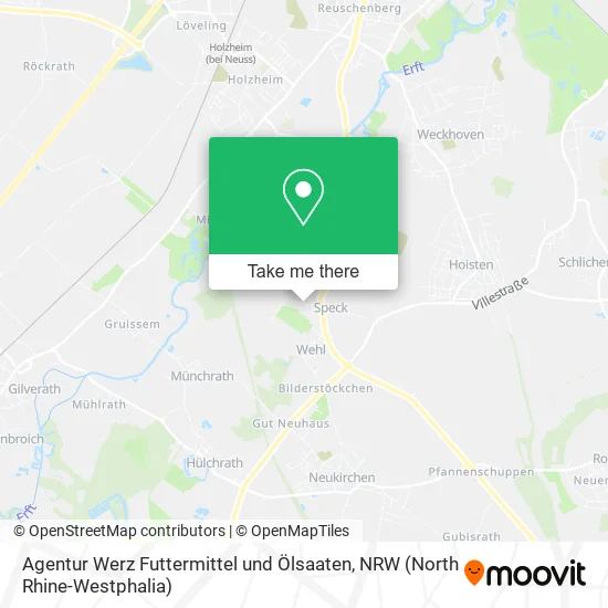 Карта Agentur Werz Futtermittel und Ölsaaten