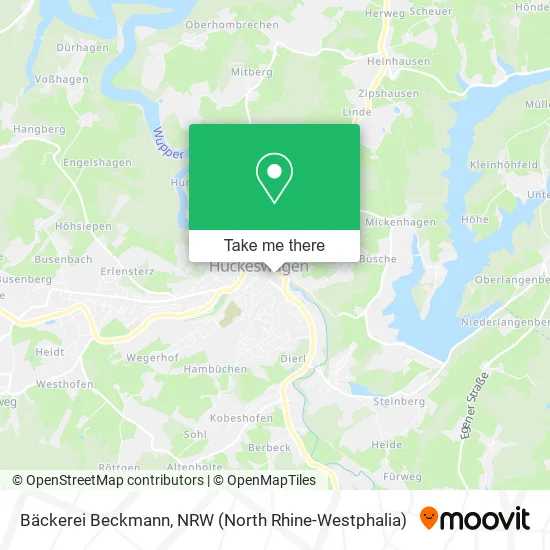 Карта Bäckerei Beckmann