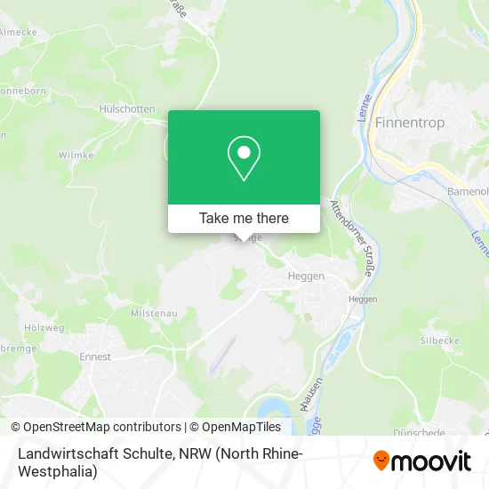 Landwirtschaft Schulte map