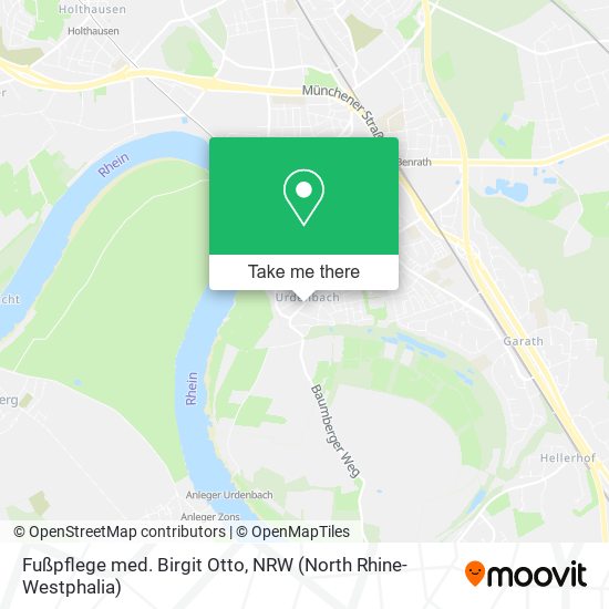 Fußpflege med. Birgit Otto map
