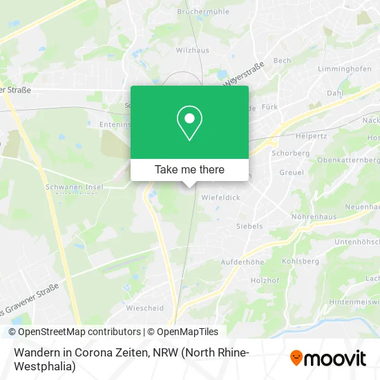 Карта Wandern in Corona Zeiten