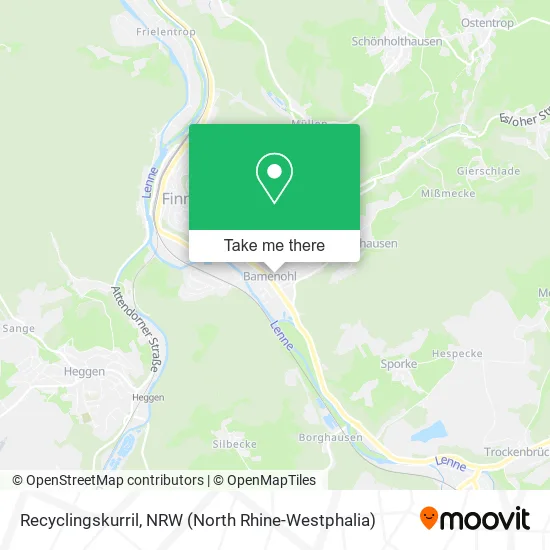Карта Recyclingskurril