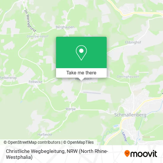 Christliche Wegbegleitung map