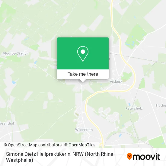 Карта Simone Dietz Heilpraktikerin