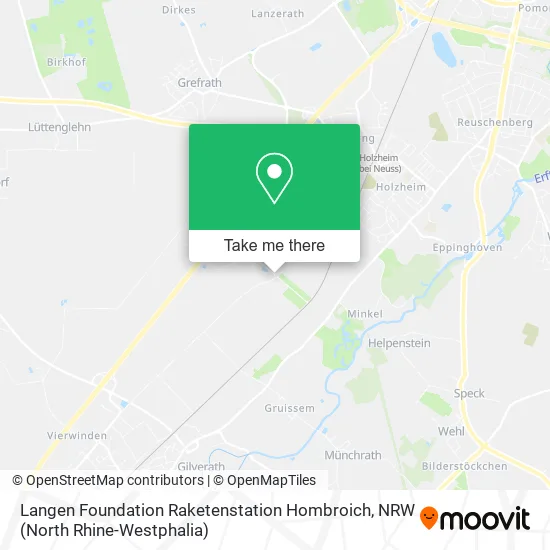 Карта Langen Foundation Raketenstation Hombroich