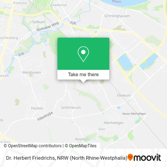 Dr. Herbert Friedrichs map