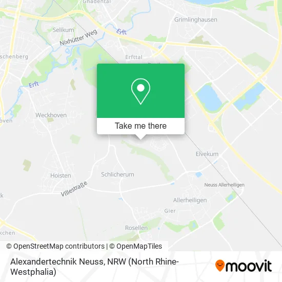 Карта Alexandertechnik Neuss