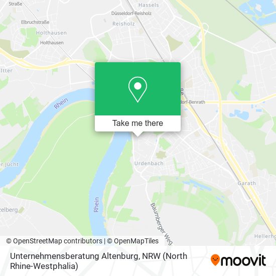 Карта Unternehmensberatung Altenburg