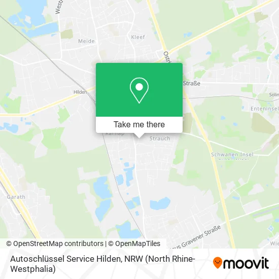 Карта Autoschlüssel Service Hilden