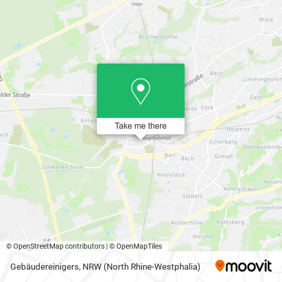 Карта Gebäudereinigers