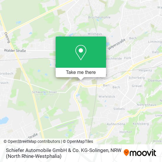 Schiefer Automobile GmbH & Co. KG-Solingen map