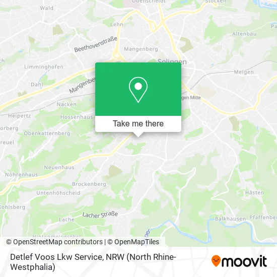 Карта Detlef Voos Lkw Service