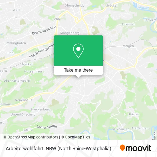 Карта Arbeiterwohlfahrt