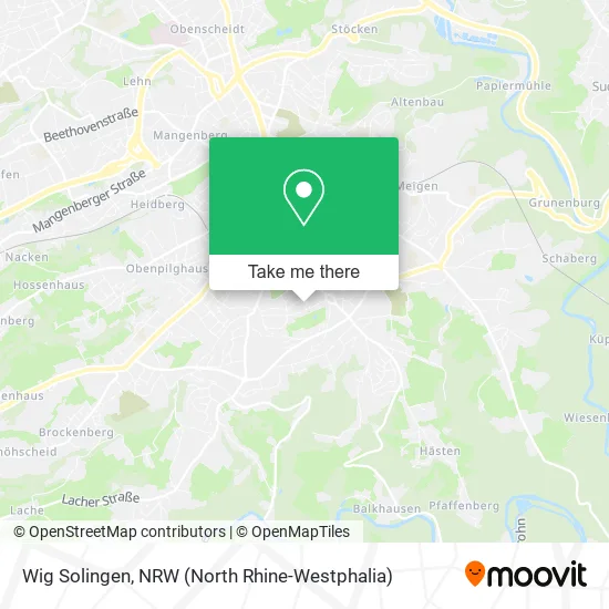 Карта Wig Solingen