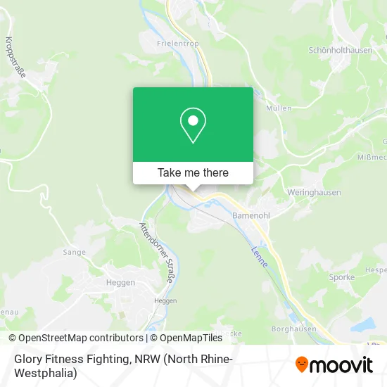 Glory Fitness Fighting map