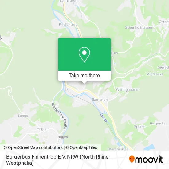 Карта Bürgerbus Finnentrop E V