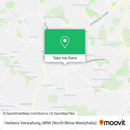 Heldens Verwaltung map