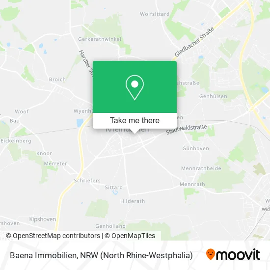 Карта Baena Immobilien