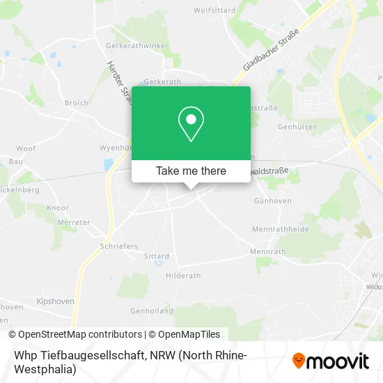 Карта Whp Tiefbaugesellschaft