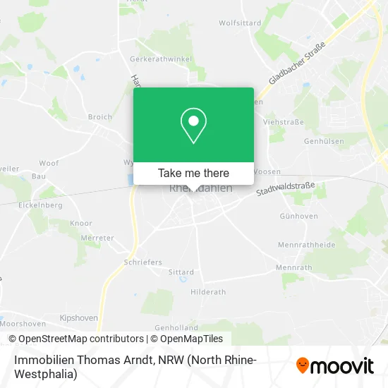 Карта Immobilien Thomas Arndt
