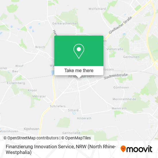 Карта Finanzierung Innovation Service