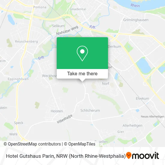 Hotel Gutshaus Parin map