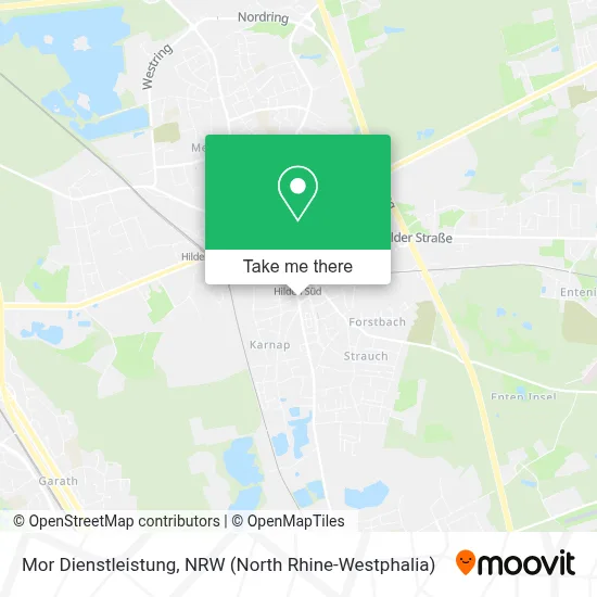 Mor Dienstleistung map