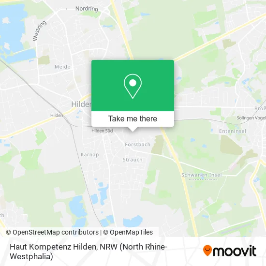 Haut Kompetenz Hilden map