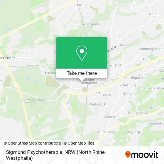 Карта Sigmund Psychotherapie