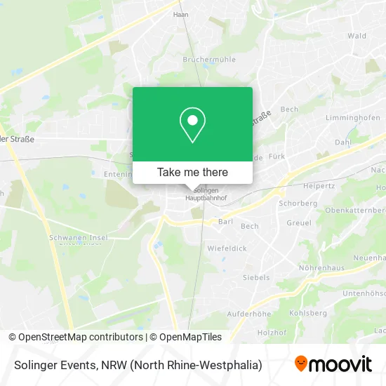 Карта Solinger Events