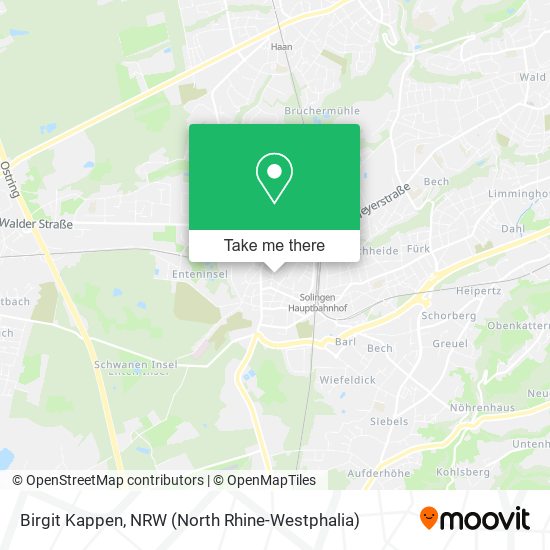 Birgit Kappen map